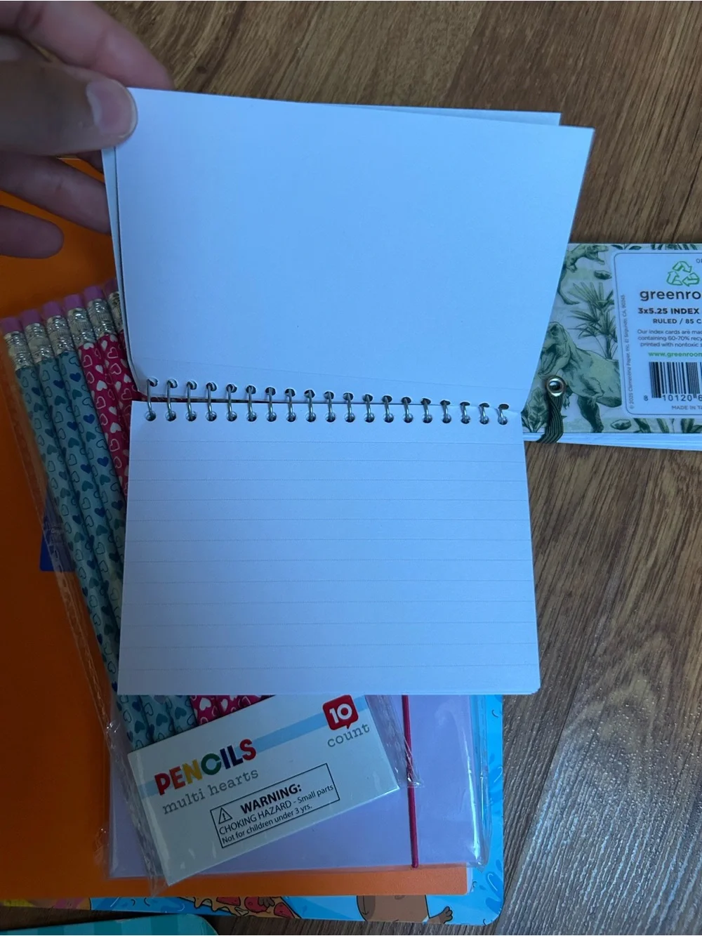 Colorful Stationery Bundle - Notebooks, Pencils, Stickers